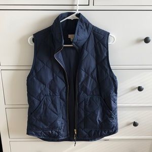 Navy J Crew Vest